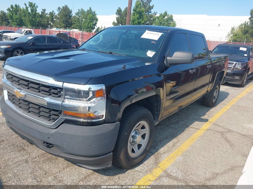 2017 Chevrolet Silverado 1500 VIN 3GCUKNEC7HG218763 IAAI salvage auction — LEFT SIDE, SF97 (California), sold $14,500 on 2026-08-25 (photo 2)