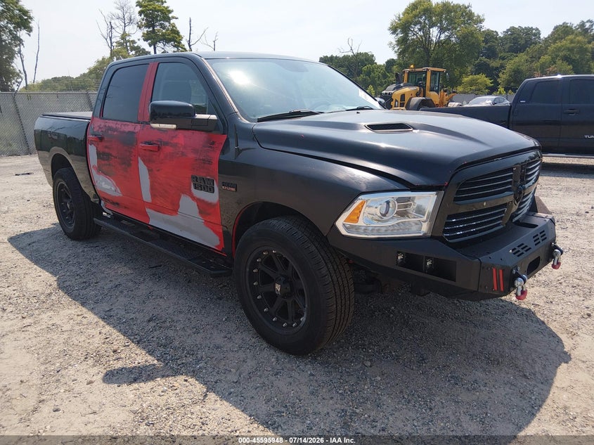 2016 Ram 1500 VIN 1C6RR7MT1GS235698 IAAI salvage auction — FRONT END, Salvage Title, sold $2,200 on 2026-08-01 (photo 1)