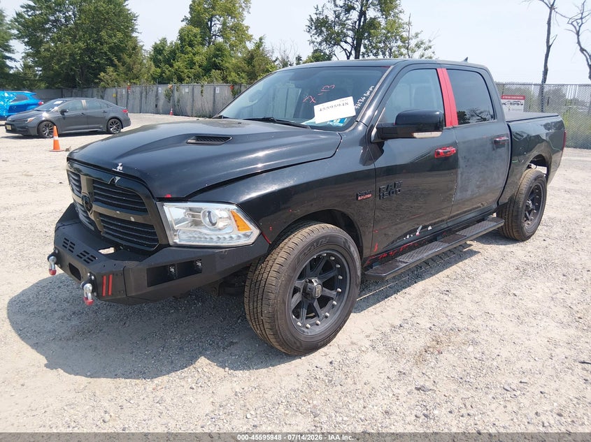 2016 Ram 1500 VIN 1C6RR7MT1GS235698 IAAI salvage auction — FRONT END, Salvage Title, sold $2,200 on 2026-08-01 (photo 2)
