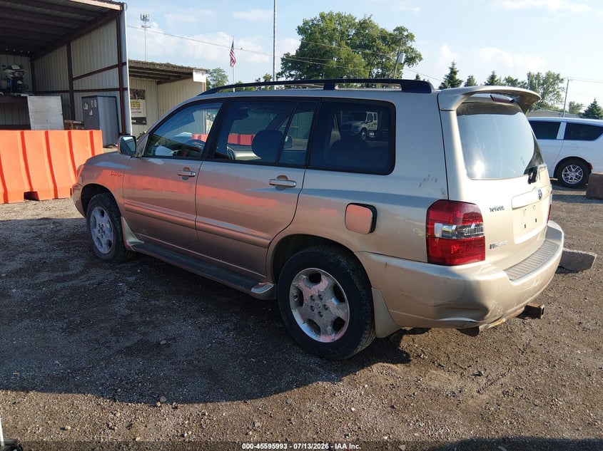 2004 Toyota Highlander VIN JTEEP21A740011115 IAAI salvage auction — NORMAL WEAR, Clear, sold $25 on 2026-07-22 (photo 3)