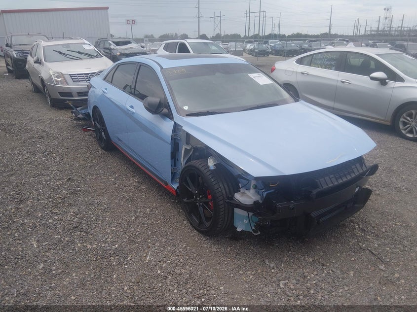 2026 Hyundai Elantra n VIN KMHLW4DK0TU041333 — IAAI salvage auction photo
