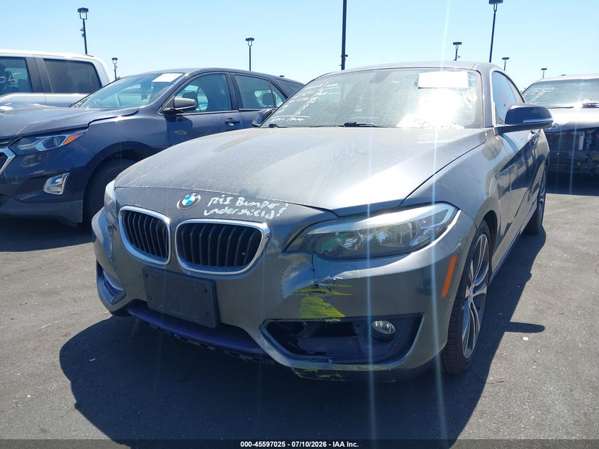 2014 BMW 2er VIN WBA1F5C53EV255725 IAAI salvage auction — LEFT FRONT, Salvage Certificate (California), sold $525 on 2026-07-24 (photo 6)