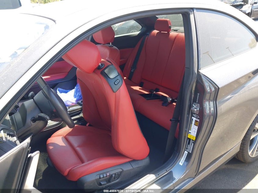 2014 BMW 2er VIN WBA1F5C53EV255725 IAAI salvage auction — LEFT FRONT, Salvage Certificate (California), sold $525 on 2026-07-24 (photo 8)