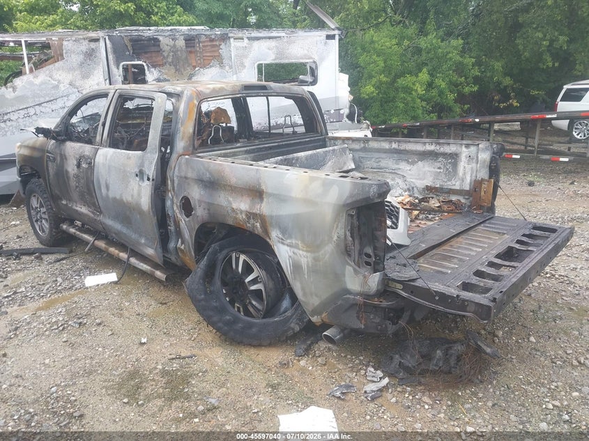 2019 Toyota Tundra VIN 5TFAY5F11KX836937 IAAI salvage auction — BURN, Non-Repairable (Tennessee), sold $1,050 on 2026-07-30 (photo 3)