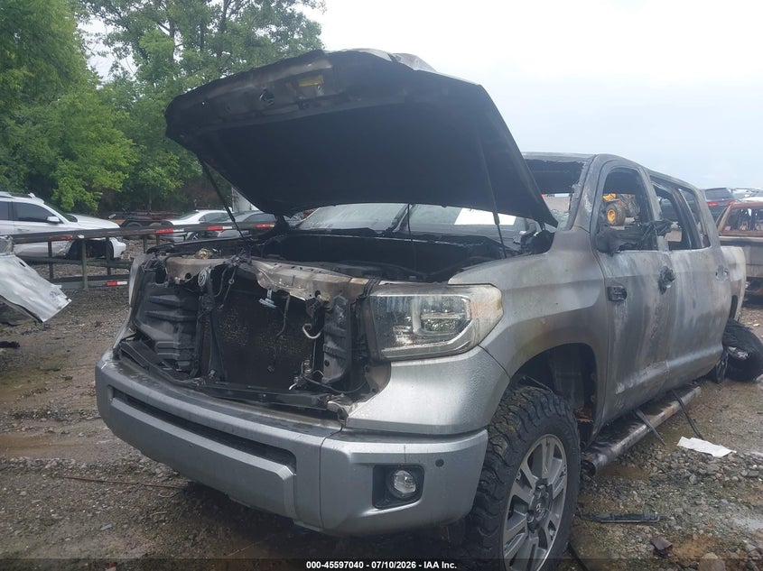 2019 Toyota Tundra VIN 5TFAY5F11KX836937 IAAI salvage auction — BURN, Non-Repairable (Tennessee), sold $1,050 on 2026-07-30 (photo 6)