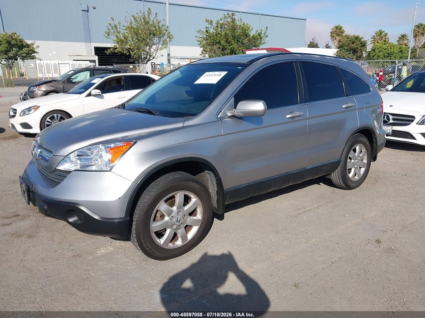2008 Honda Cr-v VIN JHLRE38788C053831 IAAI salvage auction — RIGHT FRONT, Salvage (California), sold $1,900 on 2026-07-27 (photo 2)