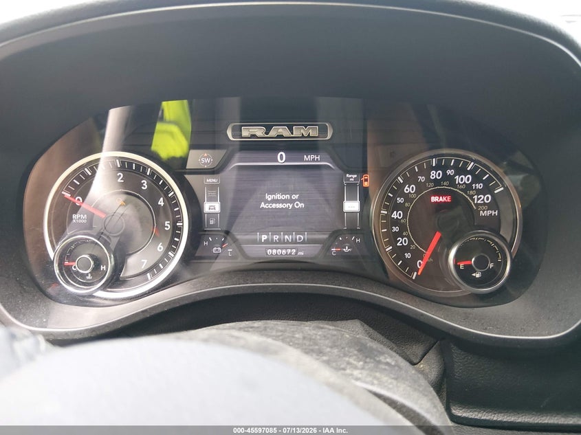 2019 Ram 1500 VIN 1C6SRFFT7KN826683 IAAI salvage auction — SIDE, Salvage Title, sold $9,400 on 2026-08-01 (photo 7)