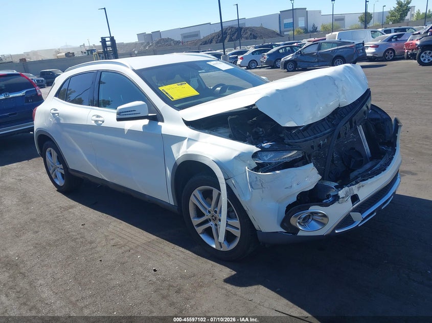 2018 Mercedes-benz Gla-klasse VIN WDCTG4EB7JJ426638 IAAI salvage auction — FRONT END, Salvage Certificate (California), sold $1,500 on 2026-07-24 (photo 1)