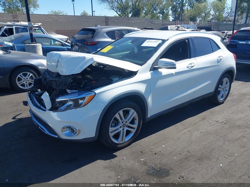 2018 Mercedes-benz Gla-klasse VIN WDCTG4EB7JJ426638 IAAI salvage auction — FRONT END, Salvage Certificate (California), sold $1,500 on 2026-07-24 (photo 2)
