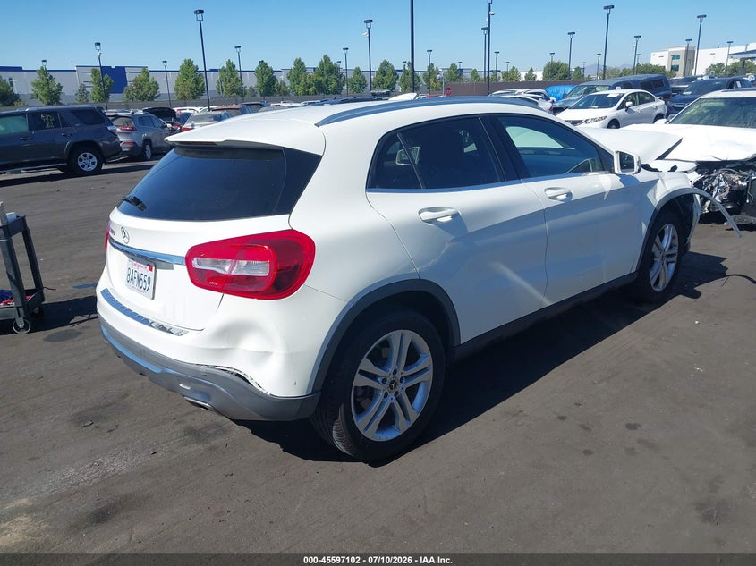 2018 Mercedes-benz Gla-klasse VIN WDCTG4EB7JJ426638 IAAI salvage auction — FRONT END, Salvage Certificate (California), sold $1,500 on 2026-07-24 (photo 4)