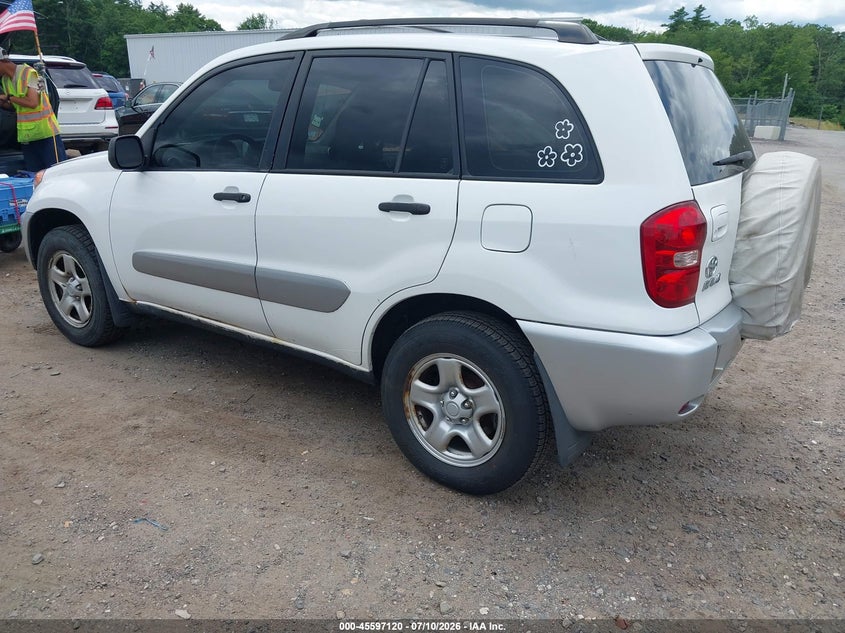 2004 Toyota Rav4 VIN JTEGD20V140006286 IAAI salvage auction — NORMAL WEAR, Clear (Massachusetts), sold $1,100 on 2026-07-17 (photo 3)
