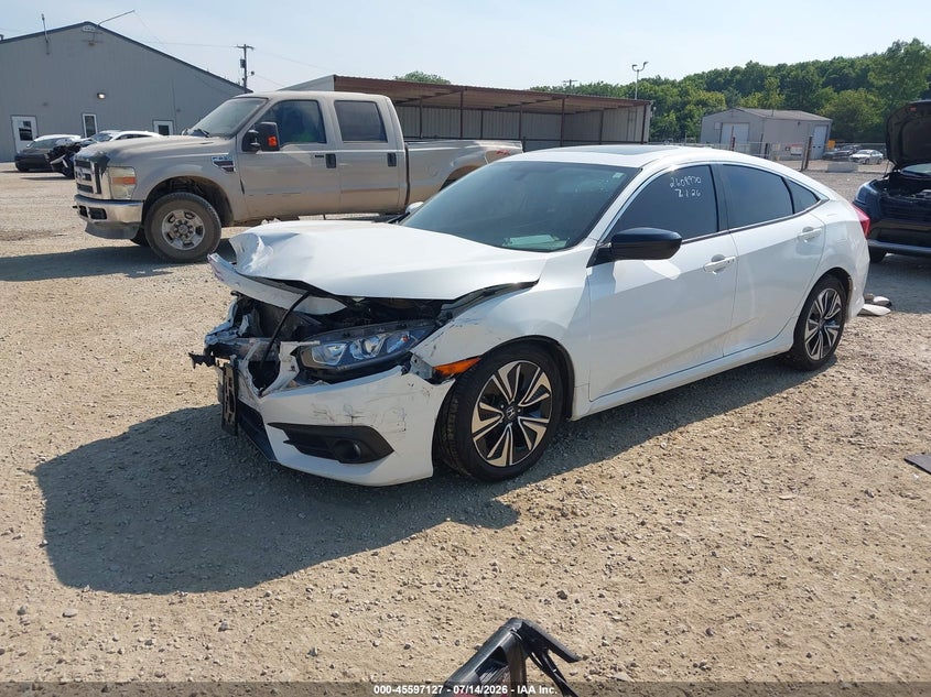 2018 Honda Civic VIN JHMFC1F35JX005520 IAAI salvage auction — FRONT END, Salvage Title, sold $1,300 on 2026-08-02 (photo 2)
