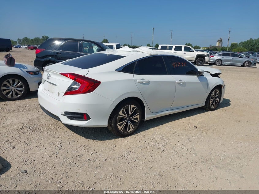 2018 Honda Civic VIN JHMFC1F35JX005520 IAAI salvage auction — FRONT END, Salvage Title, sold $1,300 on 2026-08-02 (photo 4)