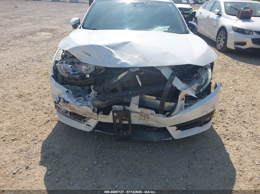 2018 Honda Civic VIN JHMFC1F35JX005520 IAAI salvage auction — FRONT END, Salvage Title, sold $1,300 on 2026-08-02 (photo 6)