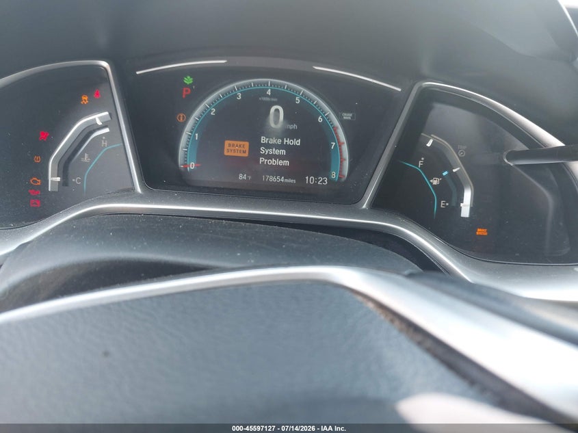 2018 Honda Civic VIN JHMFC1F35JX005520 IAAI salvage auction — FRONT END, Salvage Title, sold $1,300 on 2026-08-02 (photo 7)