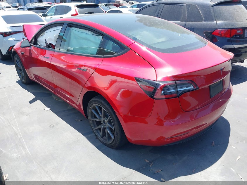 2023 Tesla Model 3 VIN 5YJ3E1EA1PF553158 IAAI salvage auction — FRONT END, Salvage Title, sold $5,125 on 2026-07-15 (photo 3)