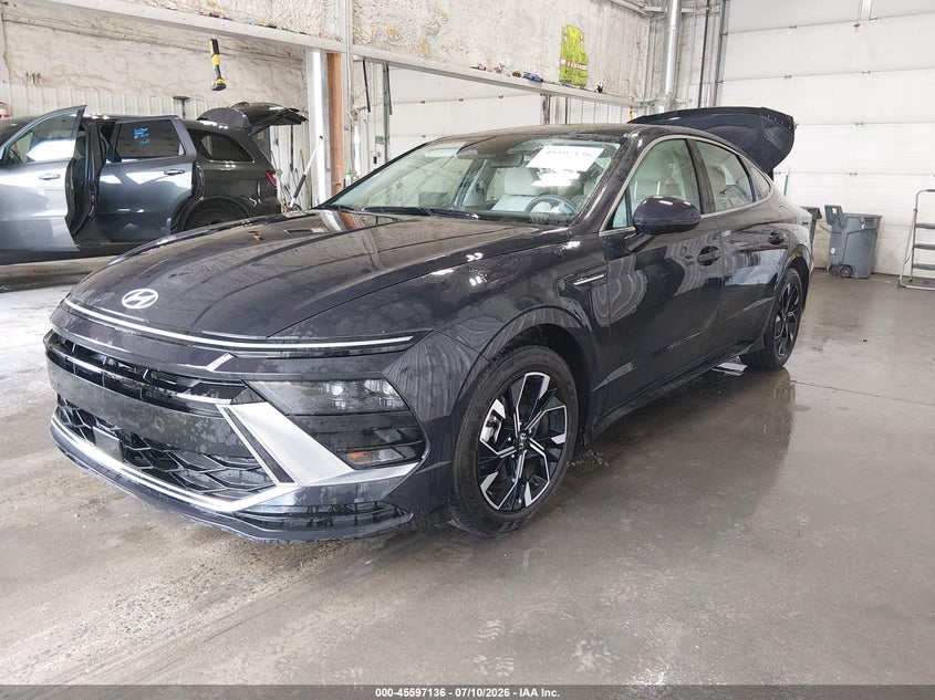 2025 Hyundai Sonata VIN KMHL64JA7SA496496 IAAI salvage auction — REAR END, Salvage Title, sold $7,025 on 2026-07-15 (photo 2)