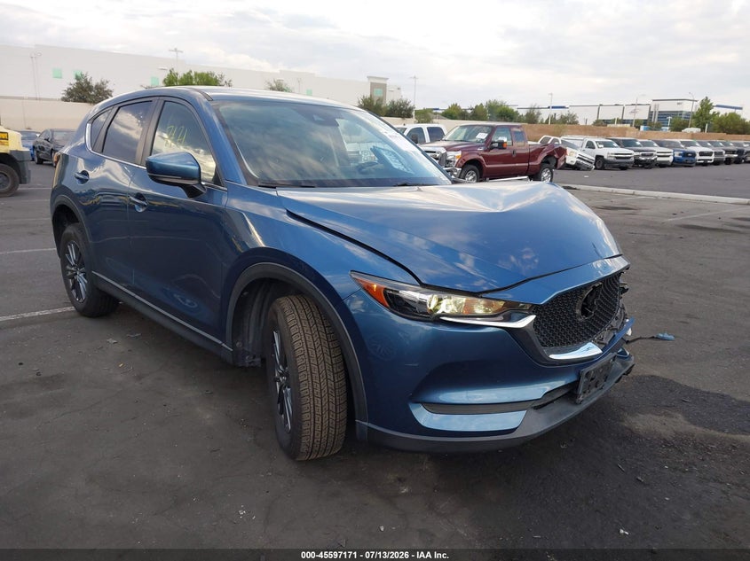 2019 Mazda Cx-5 VIN JM3KFABM6K0541352 IAAI salvage auction — LEFT FRONT, Salvage Certificate (California), sold $125 on 2026-07-24 (photo 1)