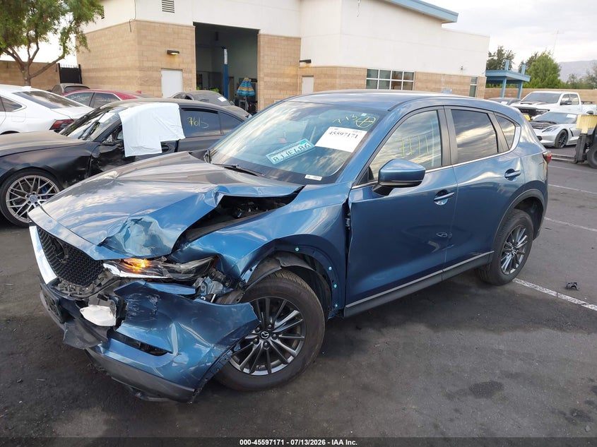 2019 Mazda Cx-5 VIN JM3KFABM6K0541352 IAAI salvage auction — LEFT FRONT, Salvage Certificate (California), sold $125 on 2026-07-24 (photo 2)