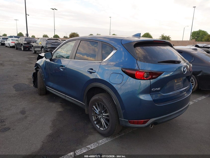 2019 Mazda Cx-5 VIN JM3KFABM6K0541352 IAAI salvage auction — LEFT FRONT, Salvage Certificate (California), sold $125 on 2026-07-24 (photo 3)