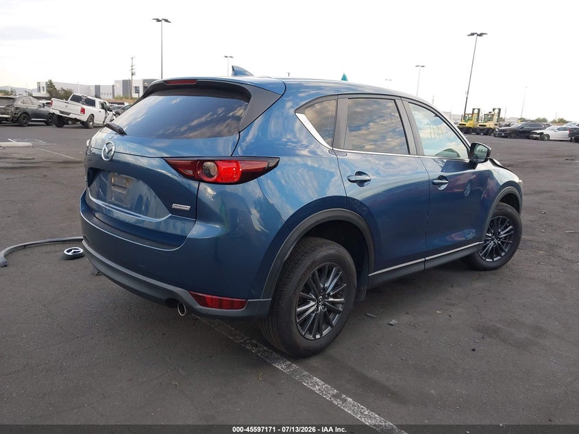 2019 Mazda Cx-5 VIN JM3KFABM6K0541352 IAAI salvage auction — LEFT FRONT, Salvage Certificate (California), sold $125 on 2026-07-24 (photo 4)