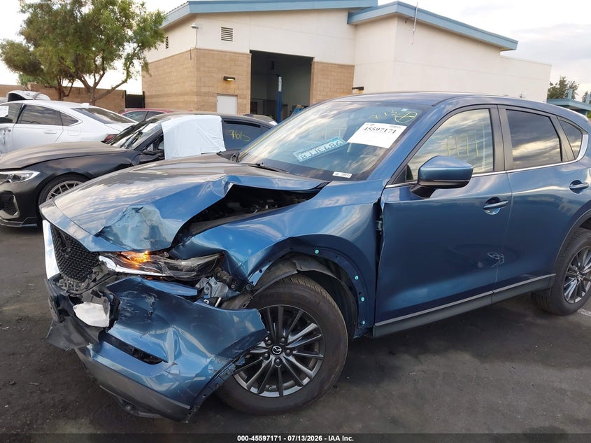 2019 Mazda Cx-5 VIN JM3KFABM6K0541352 IAAI salvage auction — LEFT FRONT, Salvage Certificate (California), sold $125 on 2026-07-24 (photo 6)