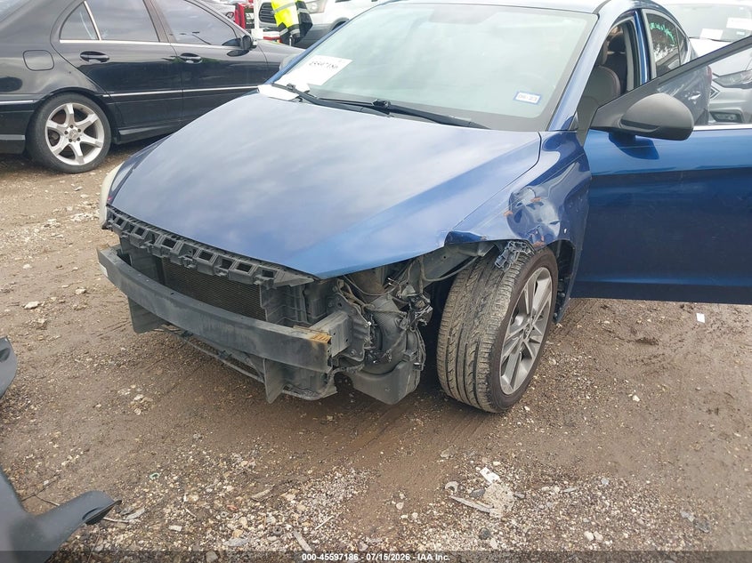2017 Hyundai Elantra VIN 5NPD84LF8HH084732 IAAI salvage auction — FRONT END, Original (Texas), sold $1,575 on 2026-09-03 (photo 6)