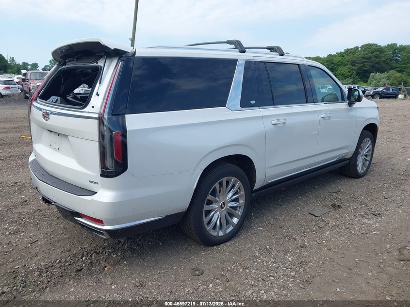 2023 Cadillac Escalade VIN 1GYS4LKL8PR446550 IAAI salvage auction — STORM DAMAGE, Mv-907A (New York), sold $35,400 on 2026-07-30 (photo 4)