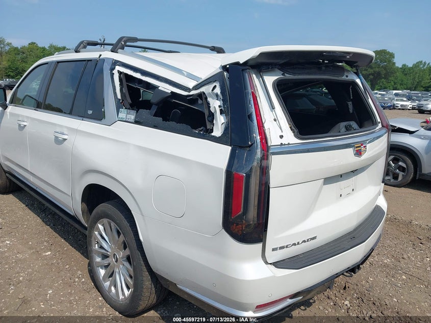 2023 Cadillac Escalade VIN 1GYS4LKL8PR446550 IAAI salvage auction — STORM DAMAGE, Mv-907A (New York), sold $35,400 on 2026-07-30 (photo 6)