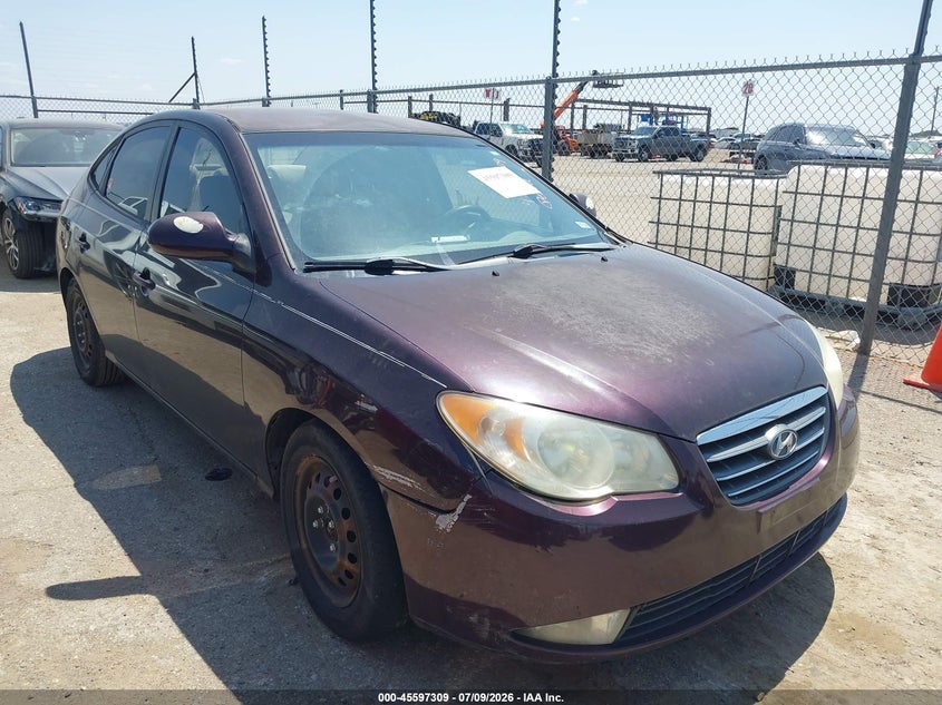 2008 Hyundai Elantra VIN KMHDU46D58U388852 IAAI salvage auction — NORMAL WEAR, Original (Texas), sold $100 on 2026-07-28 (photo 1)