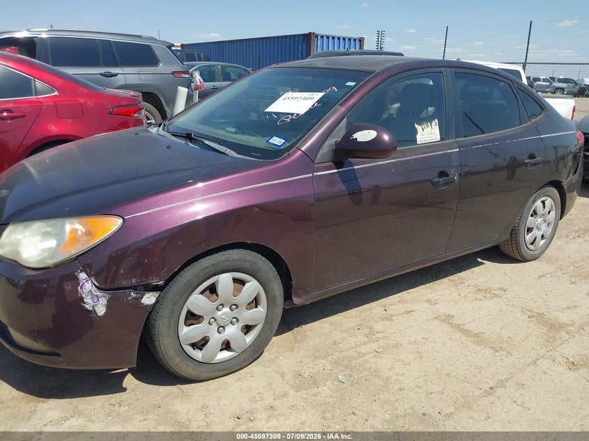 2008 Hyundai Elantra VIN KMHDU46D58U388852 IAAI salvage auction — NORMAL WEAR, Original (Texas), sold $100 on 2026-07-28 (photo 6)