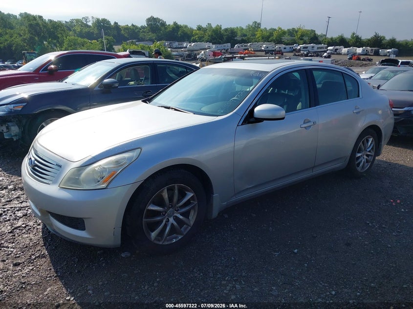 2008 Infiniti G35 VIN JNKBV61E88M207004 IAAI salvage auction — NORMAL WEAR, Clear (Tennessee), sold $550 on 2026-07-19 (photo 2)