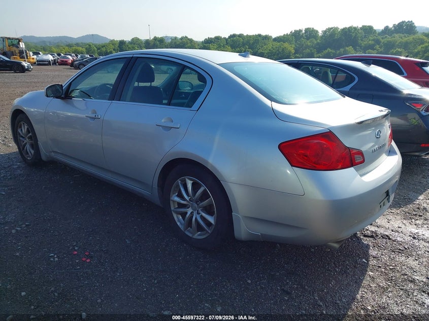 2008 Infiniti G35 VIN JNKBV61E88M207004 IAAI salvage auction — NORMAL WEAR, Clear (Tennessee), sold $550 on 2026-07-19 (photo 3)