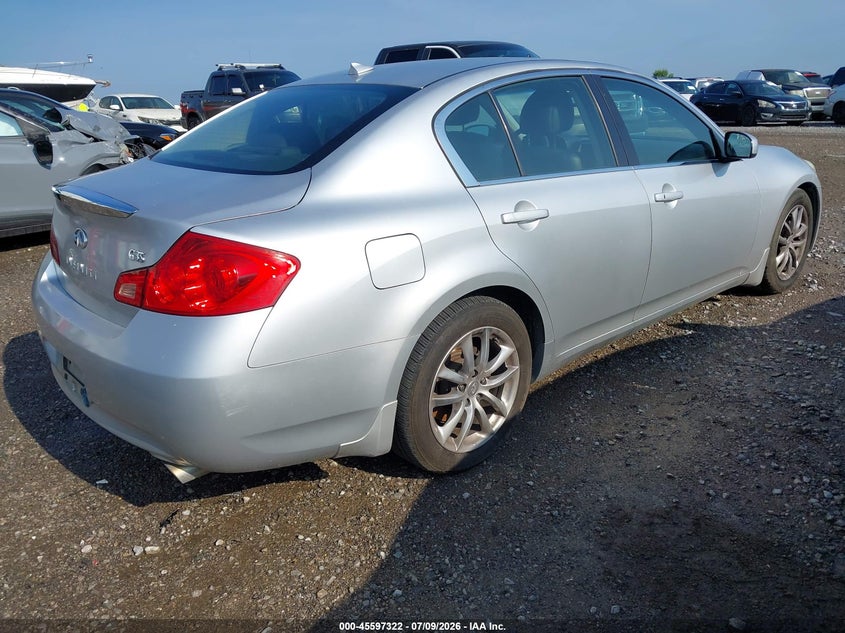2008 Infiniti G35 VIN JNKBV61E88M207004 IAAI salvage auction — NORMAL WEAR, Clear (Tennessee), sold $550 on 2026-07-19 (photo 4)