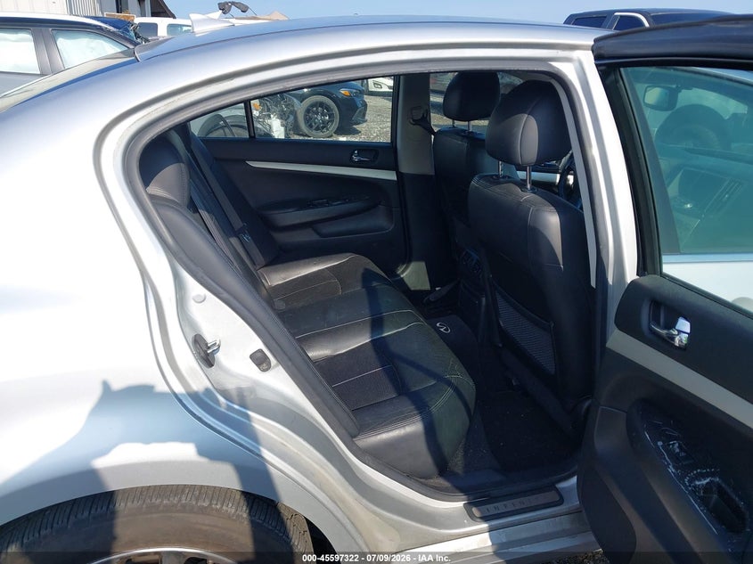 2008 Infiniti G35 VIN JNKBV61E88M207004 IAAI salvage auction — NORMAL WEAR, Clear (Tennessee), sold $550 on 2026-07-19 (photo 8)