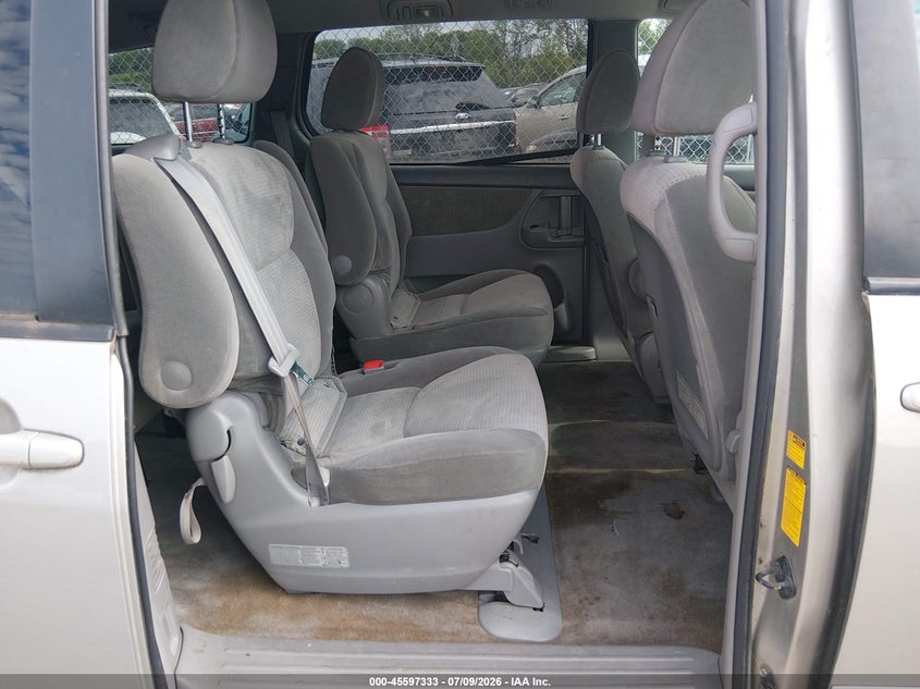 2009 Toyota Sienna VIN 5TDZK23C19S242437 IAAI salvage auction — NORMAL WEAR, Regular Certificate (Iowa), sold $525 on 2026-07-21 (photo 8)