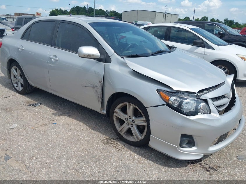 2013 Toyota Corolla VIN 5YFBU4EE8DP086369 IAAI salvage auction — NORMAL WEAR, Original (Texas), sold $2,250 on 2026-07-29 (photo 1)