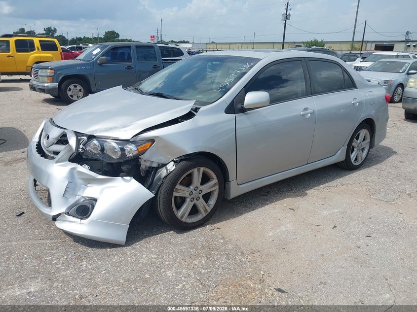 2013 Toyota Corolla VIN 5YFBU4EE8DP086369 IAAI salvage auction — NORMAL WEAR, Original (Texas), sold $2,250 on 2026-07-29 (photo 2)