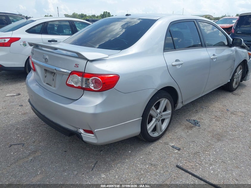2013 Toyota Corolla VIN 5YFBU4EE8DP086369 IAAI salvage auction — NORMAL WEAR, Original (Texas), sold $2,250 on 2026-07-29 (photo 4)