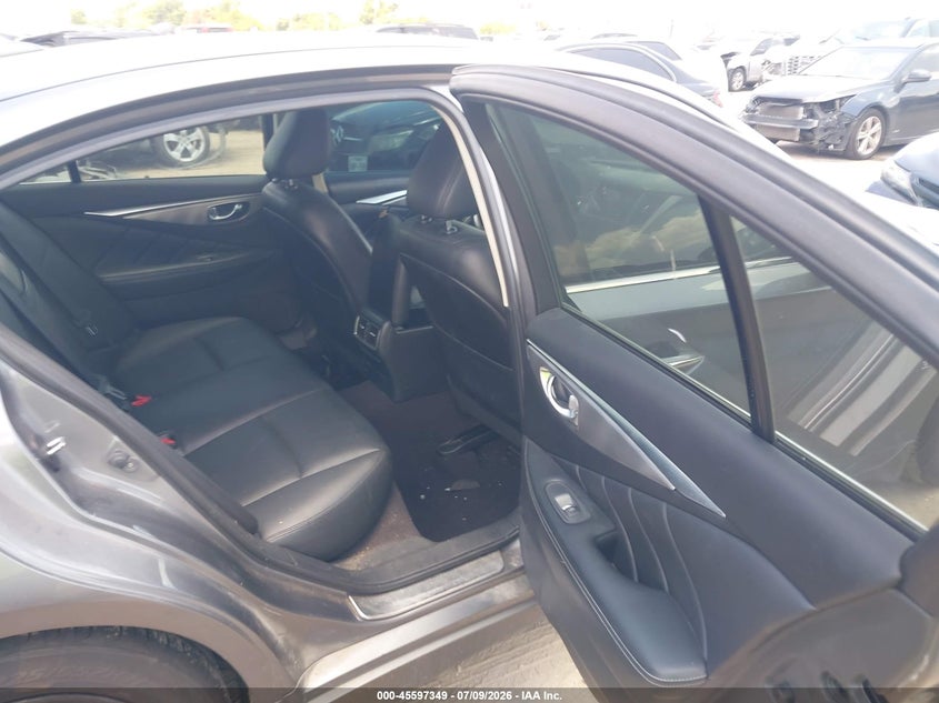 2016 Infiniti Q50 VIN JN1EV7AP3GM304022 IAAI salvage auction — REAR END, Wait Title, sold $525 on 2026-08-23 (photo 8)