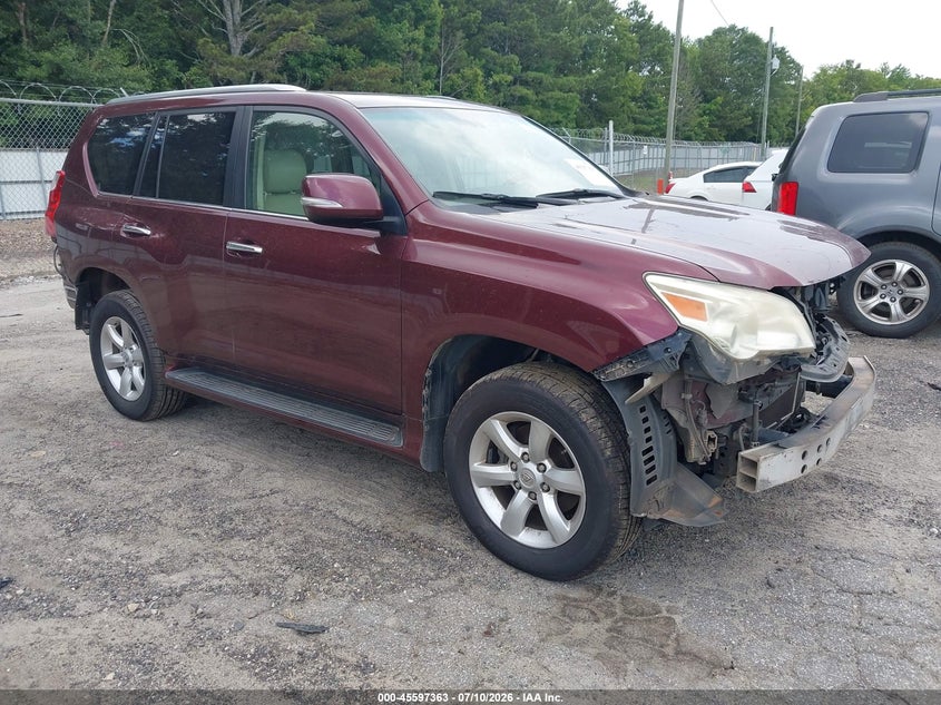 2011 Lexus Gx VIN JTJBM7FX5B5020631 IAAI salvage auction — FRONT END, Salvage (Georgia), sold $6,600 on 2026-08-26 (photo 1)