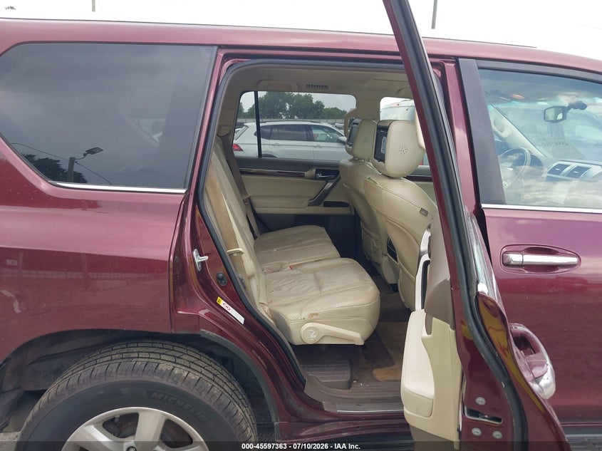 2011 Lexus Gx VIN JTJBM7FX5B5020631 IAAI salvage auction — FRONT END, Salvage (Georgia), sold $6,600 on 2026-08-26 (photo 8)