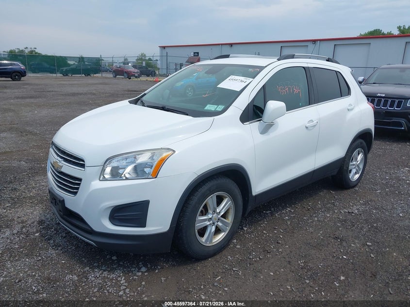 2016 Chevrolet Trax VIN KL7CJLSB5GB762147 IAAI salvage auction — NORMAL WEAR, Clear (New York), sold $475 on 2026-07-28 (photo 2)