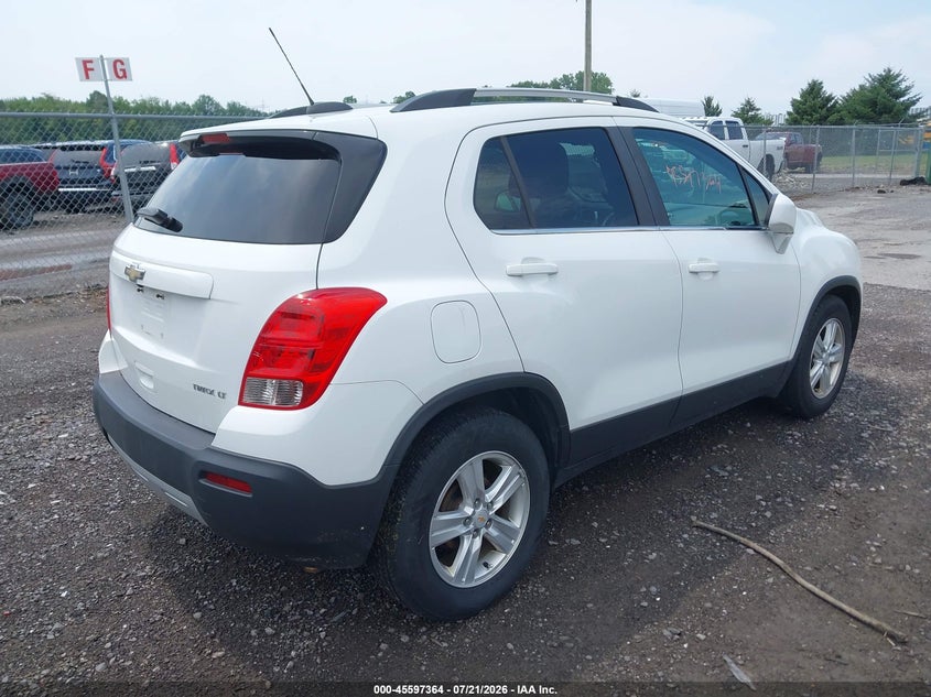 2016 Chevrolet Trax VIN KL7CJLSB5GB762147 IAAI salvage auction — NORMAL WEAR, Clear (New York), sold $475 on 2026-07-28 (photo 4)
