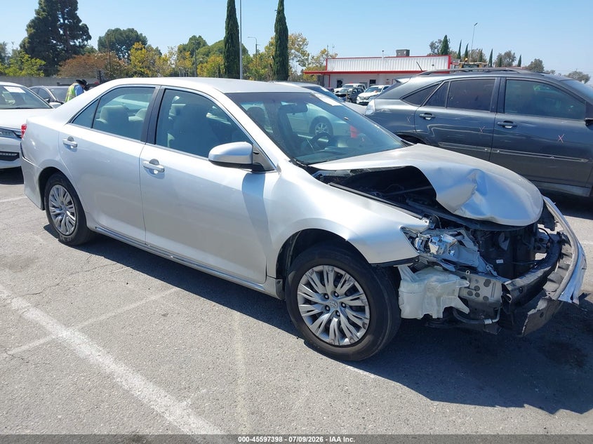 2012 Toyota Camry VIN 4T1BF1FK0CU084920 IAAI salvage auction — FRONT & REAR, Salvage Title, sold $1,250 on 2026-08-08 (photo 1)
