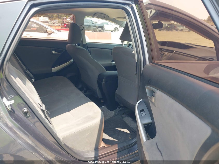 2014 Toyota Prius VIN JTDKN3DP4E3050263 IAAI salvage auction — NORMAL WEAR, Clear (Maryland), sold $825 on 2026-07-23 (photo 8)