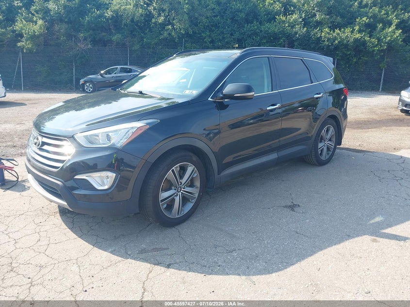 2014 Hyundai Santa fe VIN KM8SRDHF6EU078602 IAAI salvage auction — NORMAL WEAR, Clear (Pennsylvania), sold $1,650 on 2026-07-24 (photo 2)