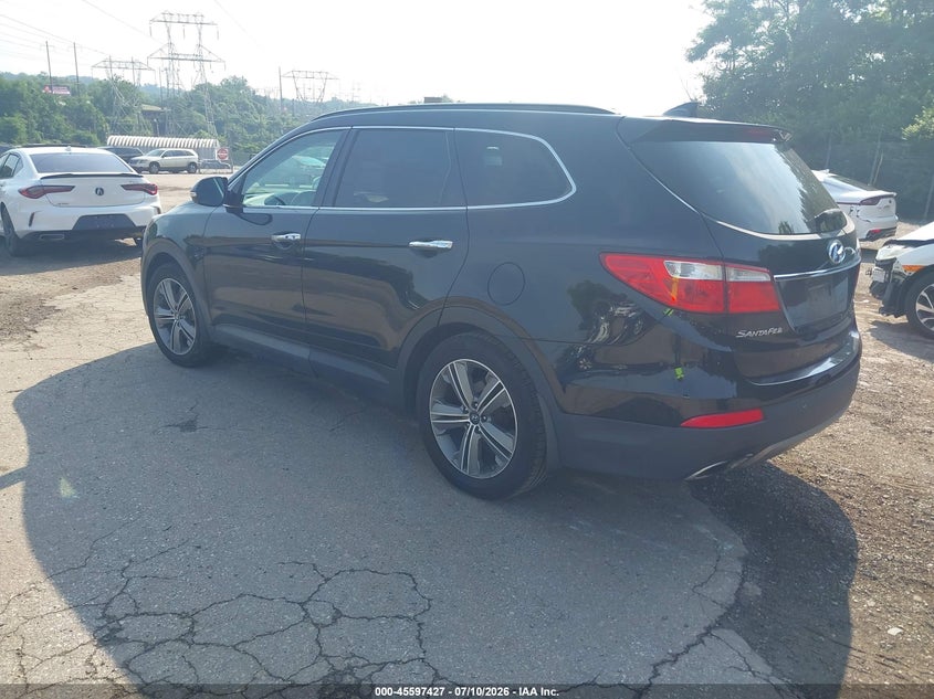 2014 Hyundai Santa fe VIN KM8SRDHF6EU078602 IAAI salvage auction — NORMAL WEAR, Clear (Pennsylvania), sold $1,650 on 2026-07-24 (photo 3)