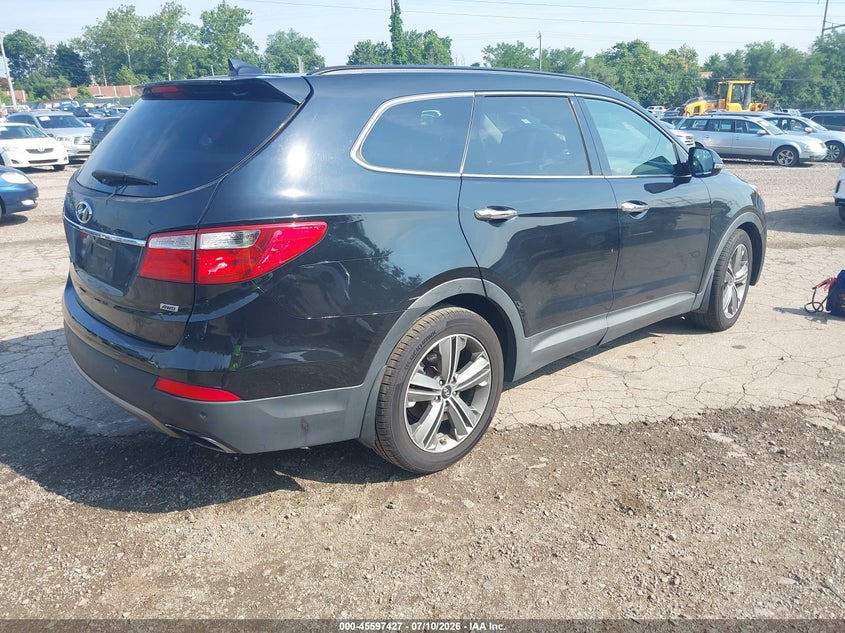 2014 Hyundai Santa fe VIN KM8SRDHF6EU078602 IAAI salvage auction — NORMAL WEAR, Clear (Pennsylvania), sold $1,650 on 2026-07-24 (photo 4)