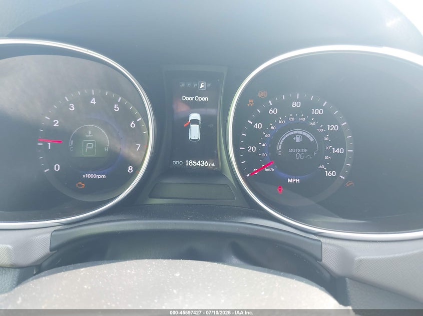 2014 Hyundai Santa fe VIN KM8SRDHF6EU078602 IAAI salvage auction — NORMAL WEAR, Clear (Pennsylvania), sold $1,650 on 2026-07-24 (photo 7)